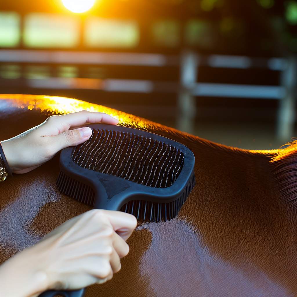 Quelle brosse équine choisir pour votre cheval ?